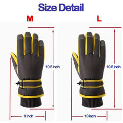 Women's Winter Ski Gloves Thermal Windproof Waterproof Cold Weather Glove