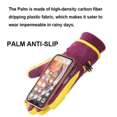 Women's Winter Ski Gloves Thermal Windproof Waterproof Cold Weather Glove