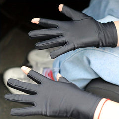 Sun Protection Gloves Breathable Quick Dry UV Touch Screen Driving Riding