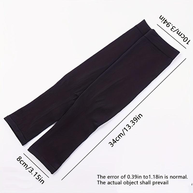 Elastic Long Sleeves Breathable Cycling Gloves Unisex Thin Ice Silk Gloves