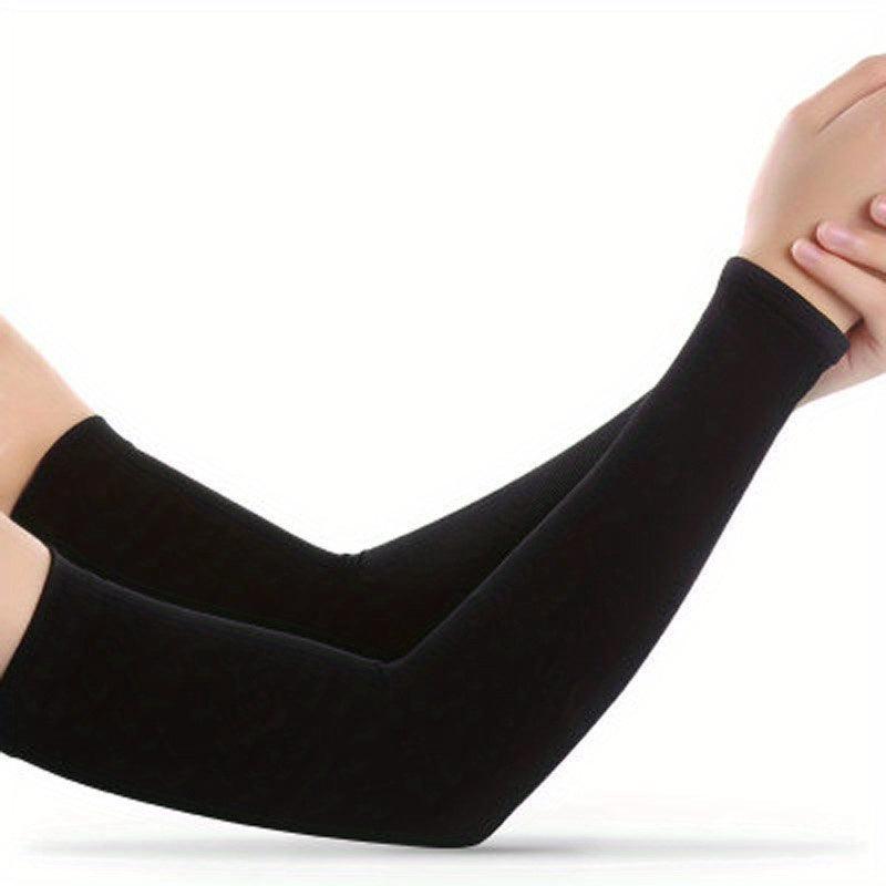 Elastic Long Sleeves Breathable Cycling Gloves Unisex Thin Ice Silk Gloves