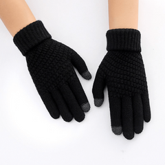 Knitted Coldproof Gloves for Women Outdoor Cycling