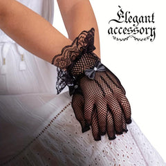 Short Lace Gloves Thin Sunscreen Bride Wedding Gloves For Women