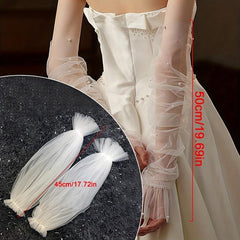 Forest Sweet Mesh Sleeve Puff Sleeve Wedding Bridal Arm Covering