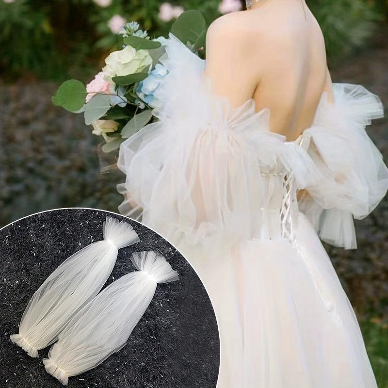Forest Sweet Mesh Sleeve Puff Sleeve Wedding Bridal Arm Covering