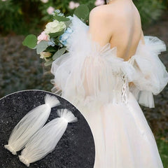 Forest Sweet Mesh Sleeve Puff Sleeve Wedding Bridal Arm Covering