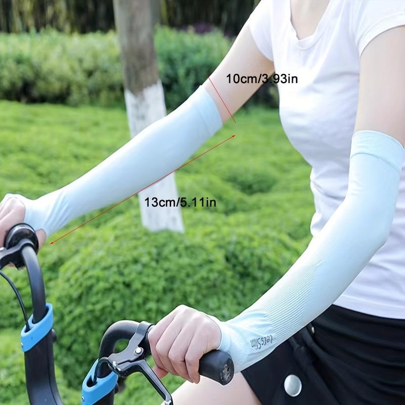 Summer Sunscreen Sleeve Ice Thin Gloves Outdoor Cycling Arm Sleeve