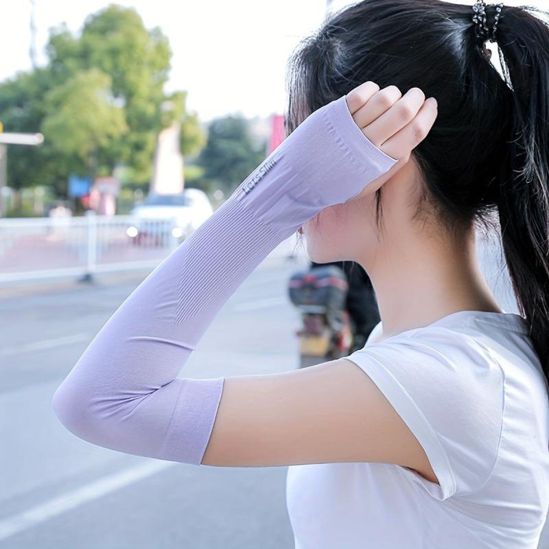 Summer Sunscreen Sleeve Ice Thin Gloves Outdoor Cycling Arm Sleeve