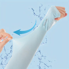 Summer Sunscreen Sleeve Ice Thin Gloves Outdoor Cycling Arm Sleeve