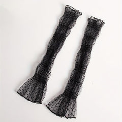 Polka Dot Lace Sunscreen Sleeves for Summer Outdoor