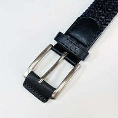 Men's Elastic Woven Belt Casual Jeans Belts