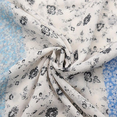 Floral Printed Tassel Scarf Stitching Pattern Shawl Women