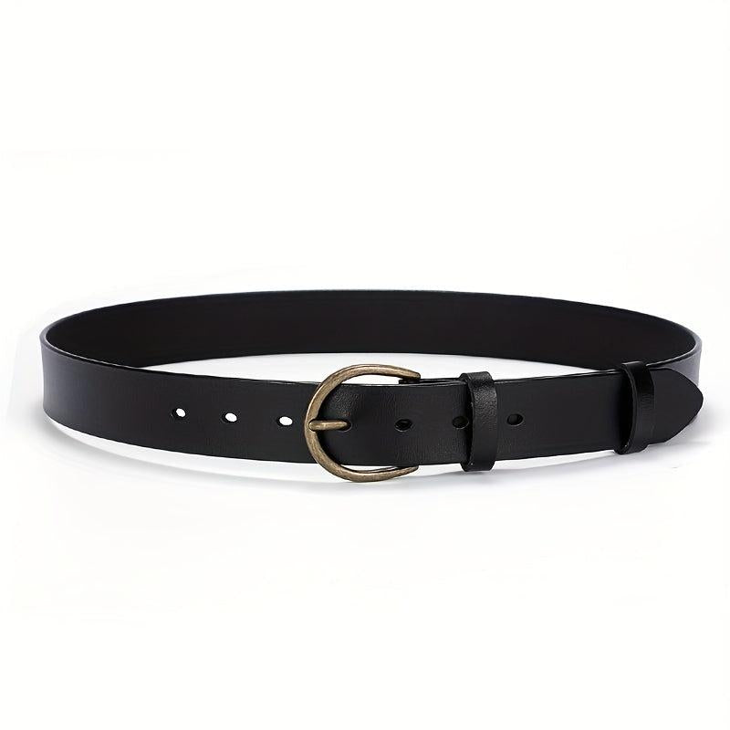  Men's Pin Buckle Jeans Leather Belt