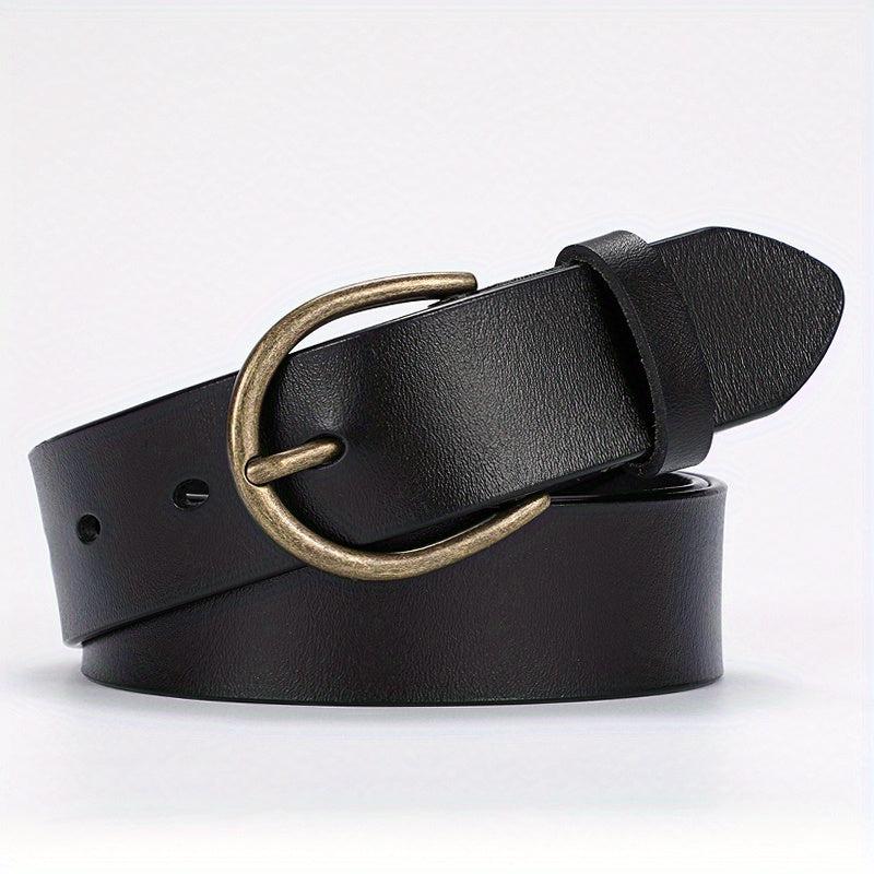  Men's Pin Buckle Jeans Leather Belt