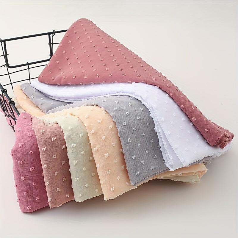 Pearl Chiffon Long Shawl Scarf for Women