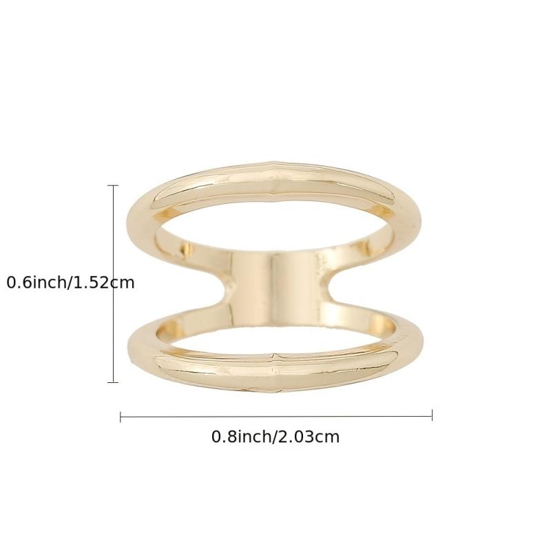 Oval Scarf Buckle Shawl Clip Clothing Brooches Wrap Holder Neckerchief
