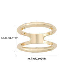 Oval Scarf Buckle Shawl Clip Clothing Brooches Wrap Holder Neckerchief