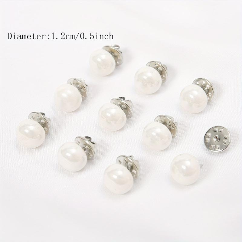 10pcs Scarf Pins Shirt Brooch Lapel Pins Women Hijab Clip Cardigan Sweater