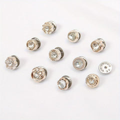10pcs Scarf Pins Shirt Brooch Lapel Pins Women Hijab Clip Cardigan Sweater