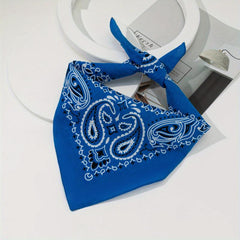 Paisley Print Bandana Hip hop Square Scarf Head Wraps Turban