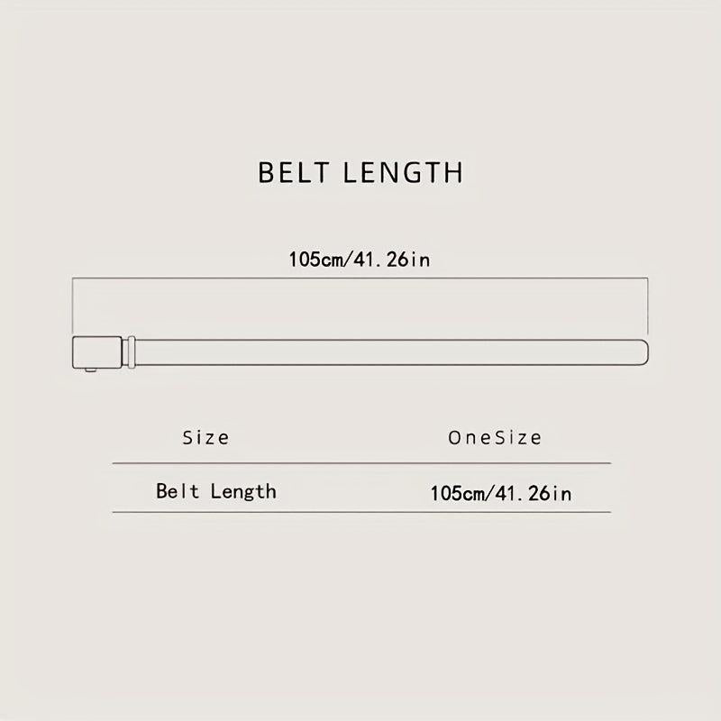Men's Smooth Buckle Belt Joker Belt Gift Dad And Husband