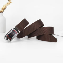 Men's Casual Nylon Tank Webbing Belt