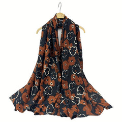 Thin Breathable Scarf Windproof Sunproof Shawl for Spring & Summer