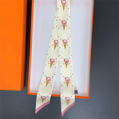 Long Hair Ribbon Skinny Scarf Headband Sash Belt Handbag Handle Charm Gift