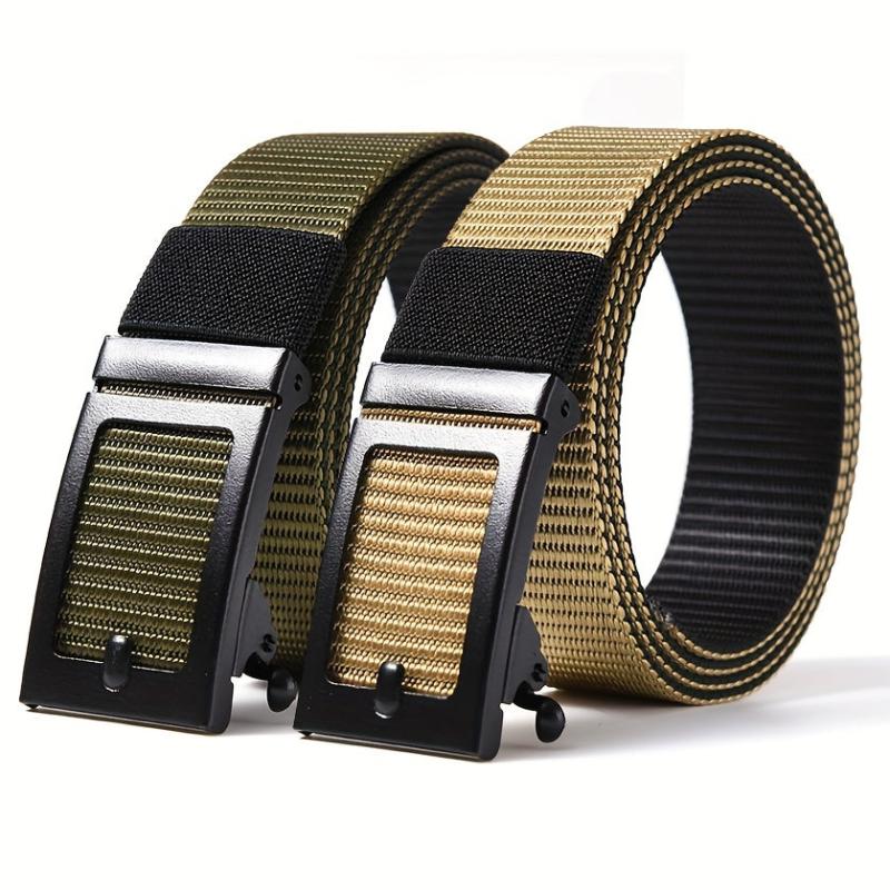 Men's Tactical Military Belt with Automatic Buckle