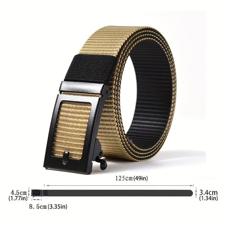 Men's Tactical Military Belt with Automatic Buckle