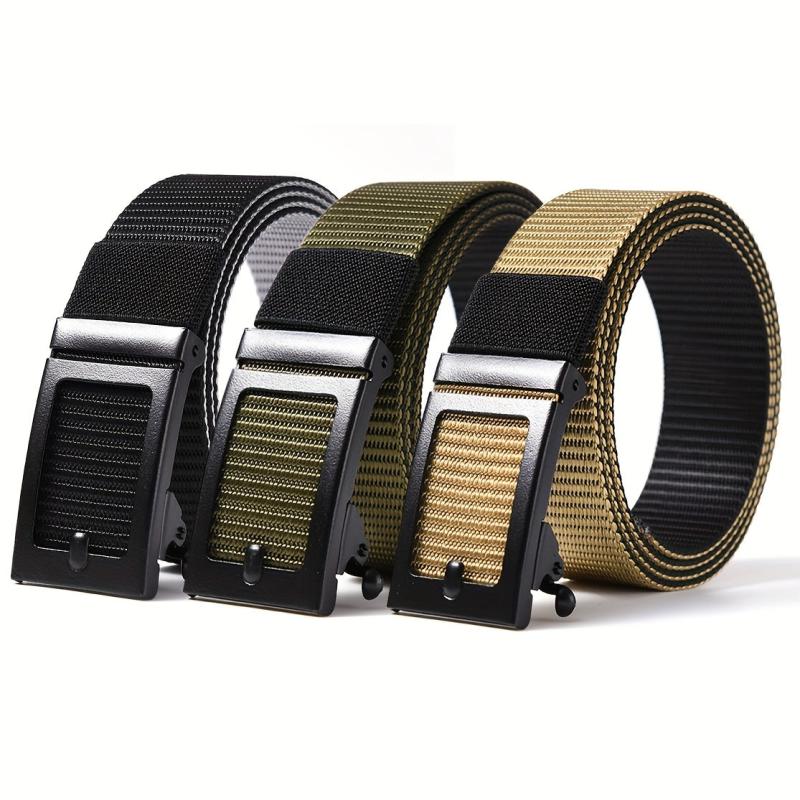 Men's Tactical Military Belt with Automatic Buckle