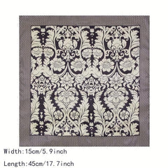 Boho Print Square Scarf Bag Bandana for Outdoor