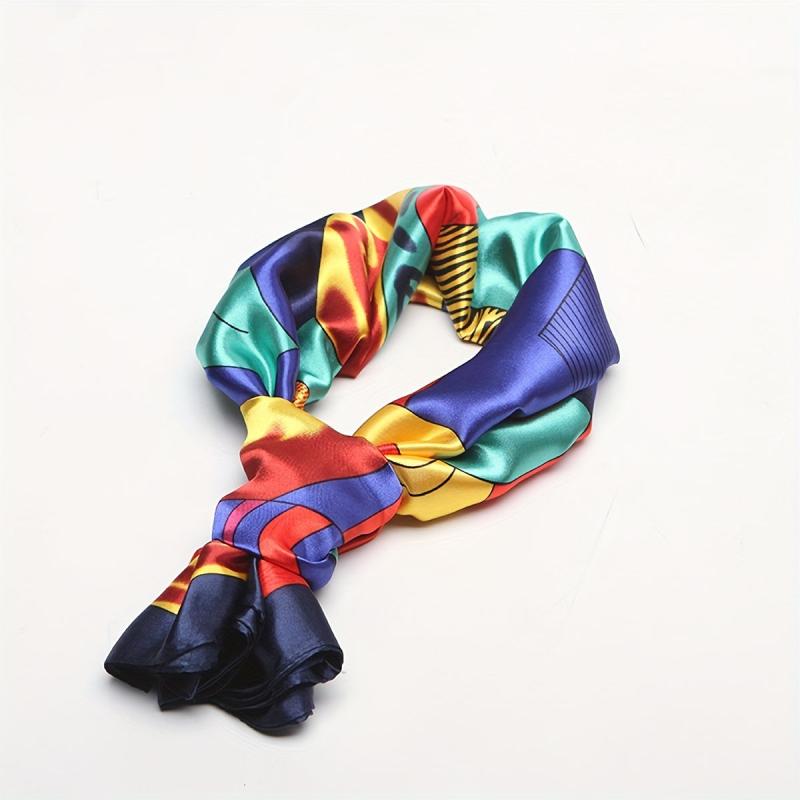 Boho Print Square Scarf Bag Bandana for Outdoor