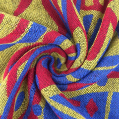 Boho Style Jacquard Shawl Scarf Coldproof Warm Print Shawl
