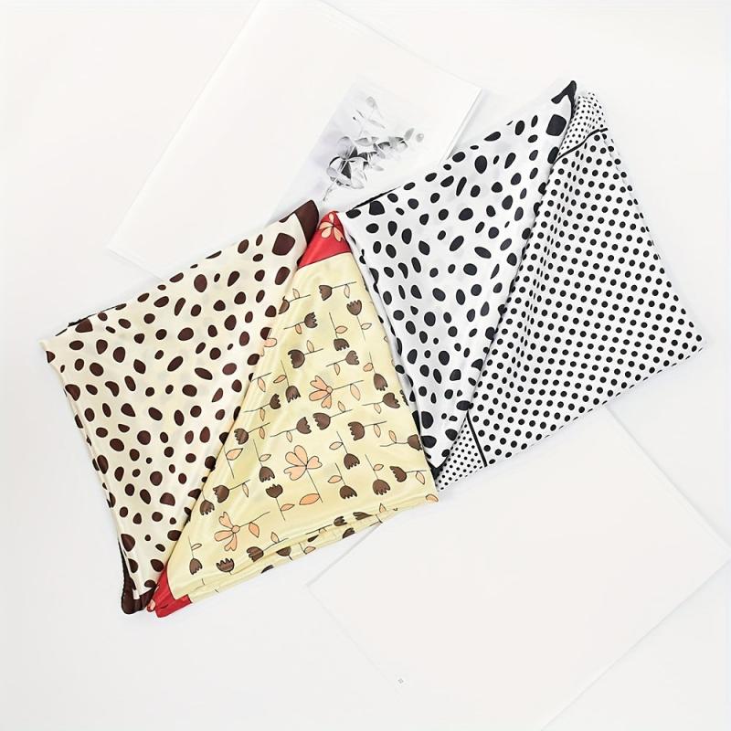 Satin Square Scarf Casual Neckerchief Bandana Head Wrap Hair Accessories