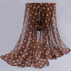 Colorful Polka Dot Scarf Casual Shawl Head Wrap Beach Hijab