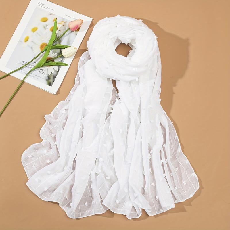 Plaid Scarf Shawl Lightweight Casual Head Wraps Hijab Women Turban Bandana