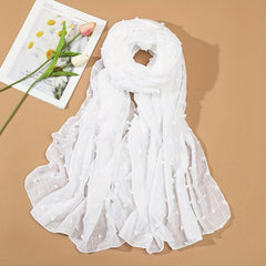 Plaid Scarf Shawl Lightweight Casual Head Wraps Hijab Women Turban Bandana