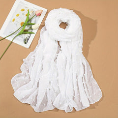 Plaid Scarf Shawl Lightweight Casual Head Wraps Hijab Women Turban Bandana