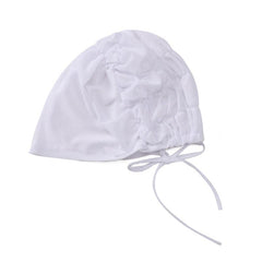 Adjustable Women Hijab Cap Drawstring Mesh Lace Up Headwear Hat