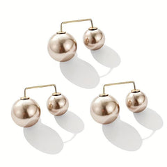 3pcs Faux Pearl Scarf Pin Brooch Waist Pin Shawl Pants Clip