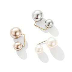3pcs Faux Pearl Scarf Pin Brooch Waist Pin Shawl Pants Clip