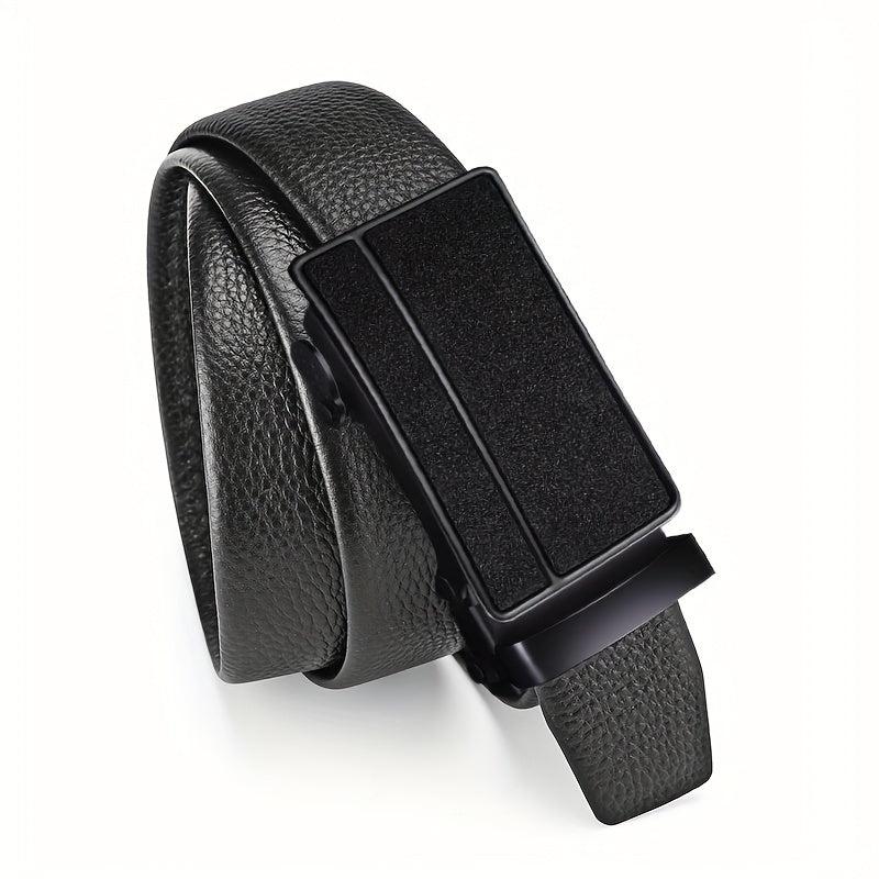 Men's Auto Buckle PU Leather Belt