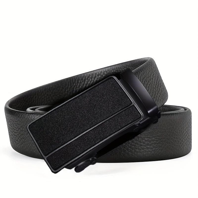 Men's Auto Buckle PU Leather Belt