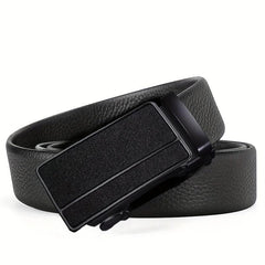 Men's Auto Buckle PU Leather Belt