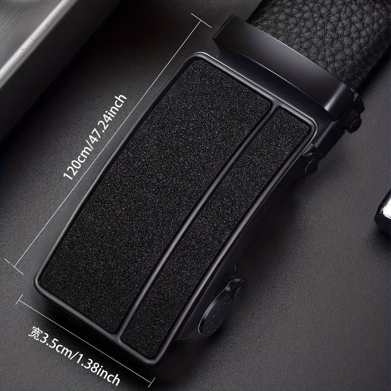 Men's Auto Buckle PU Leather Belt