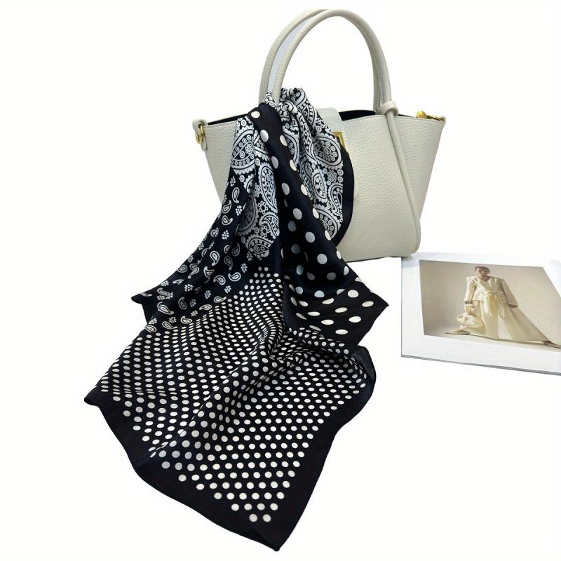 Silk Print Square Scarf Sunproof Inelasticity Headband