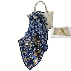 Silk Print Square Scarf Sunproof Inelasticity Headband