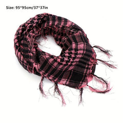 Retro Double Colors Scarf Tactical Desert Headscarf Windproof Sand-proof