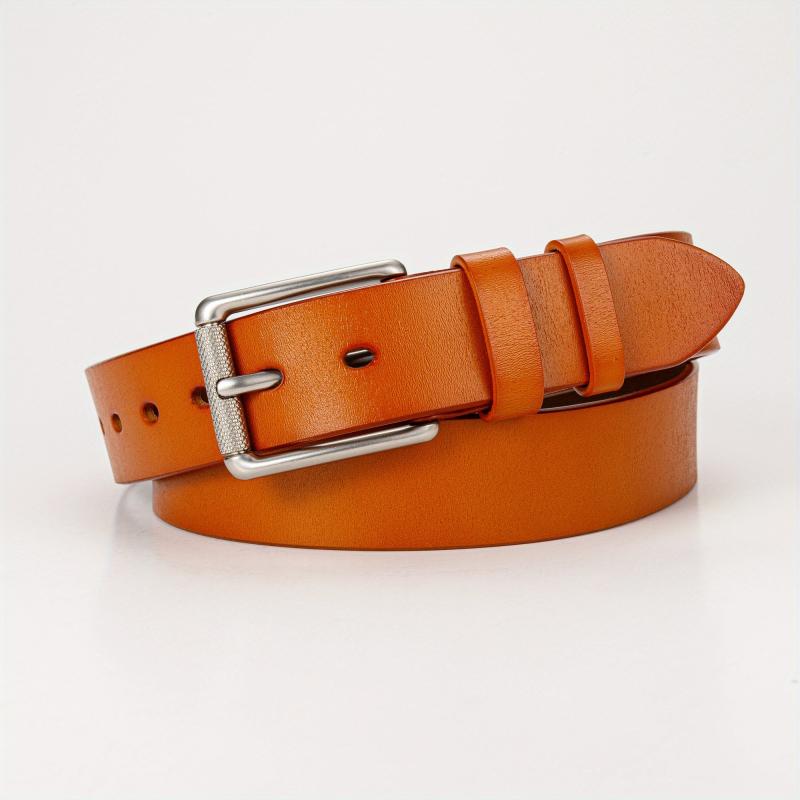 Men's Retro Two Layer Cowhide Leather Belt
